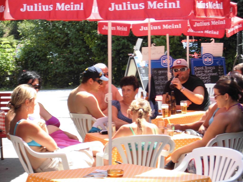 Ferienpension Garni Hubert Rigelnik Sankt Kanzian am Klopeiner See Dış mekan fotoğraf